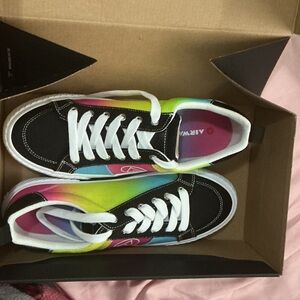 Airwalk Black and Multicolor Women's Sneakers